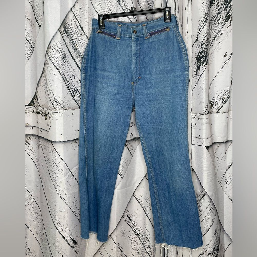 Vintage 70s wide leg high waist Kmart jeans